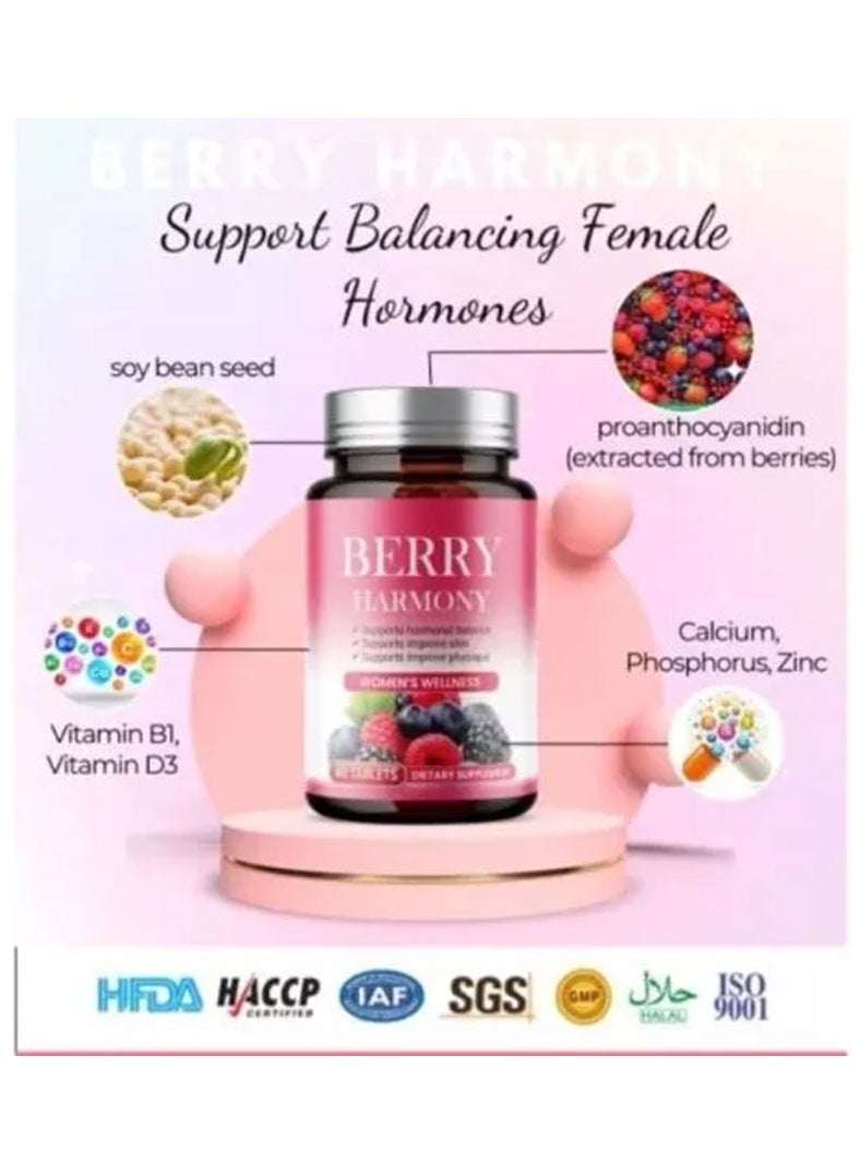 BERRY Original Berry Harmony Dietary Supplement for Women with Vitamins & Natural Extracts - Image 3