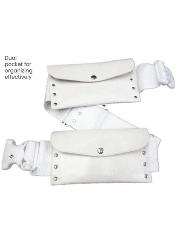 REBENUO The Ihram belt for Hajj and Umrah, very large size, white color - 130 cm long - Image 2
