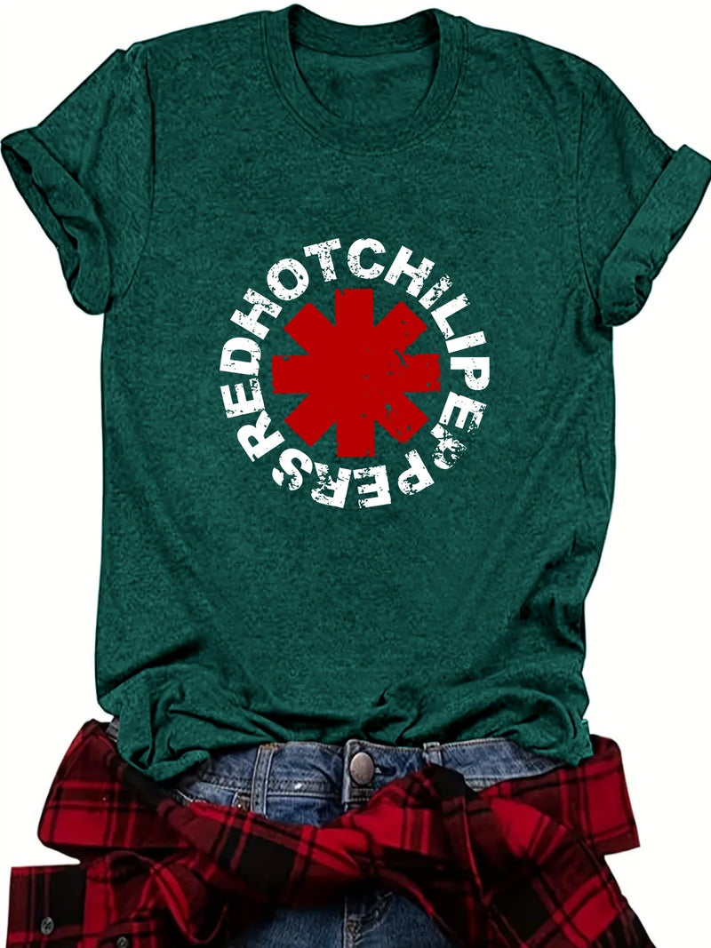 Summer Women'S Letter Slogan Pattern Round Neck Short Sleeve Fashion Explosions T-Shirt Explosives - Image 2