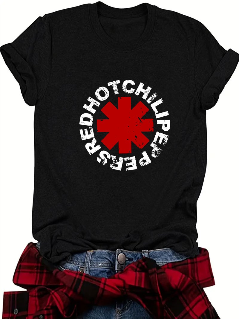 Summer Women'S Letter Slogan Pattern Round Neck Short Sleeve Fashion Explosions T-Shirt Explosives - Image 5
