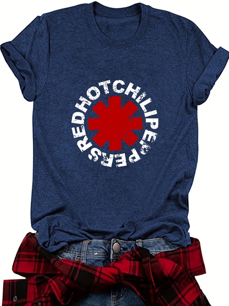 Summer Women'S Letter Slogan Pattern Round Neck Short Sleeve Fashion Explosions T-Shirt Explosives - Image 4