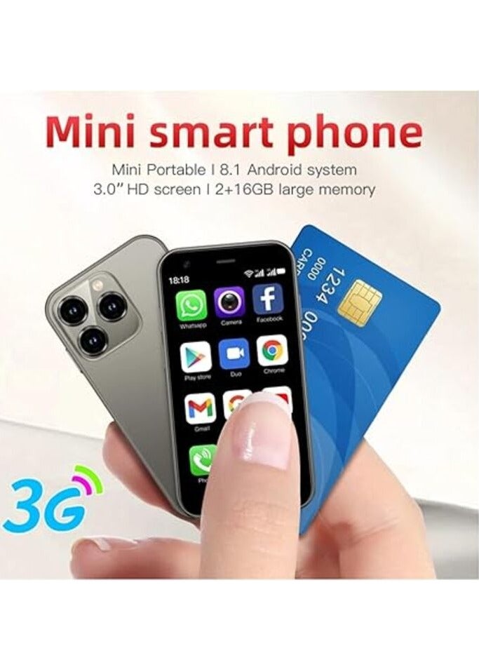 SOYES XS15 Pro Super Mini Mobile Phone Android Quad Core Black, Mobile Mini Smartphone Ultra Small Pocket Student Children Men and Women - Image 2