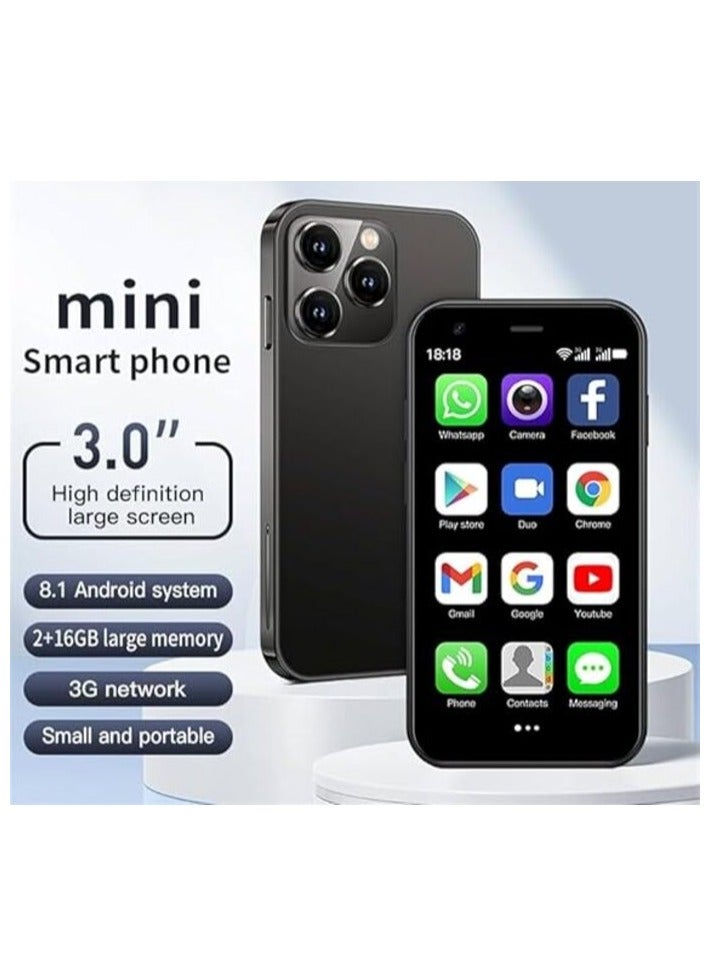 SOYES XS15 Pro Super Mini Mobile Phone Android Quad Core Black, Mobile Mini Smartphone Ultra Small Pocket Student Children Men and Women - Image 3