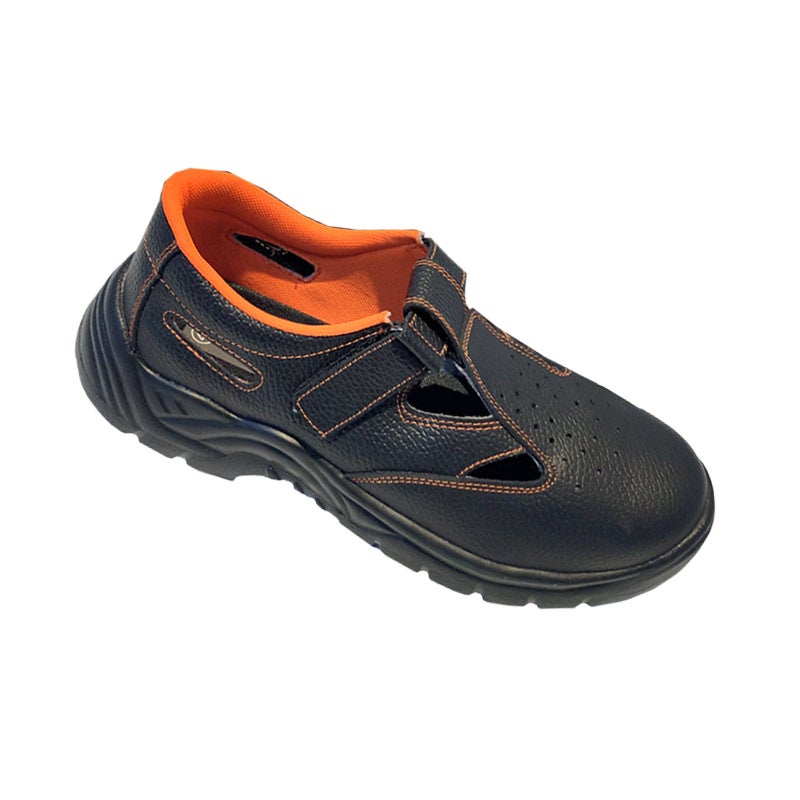 Steel Toe Safety Shoes – Breathable PU Summer Sandals with Velcro for Labor Protection - Image 5