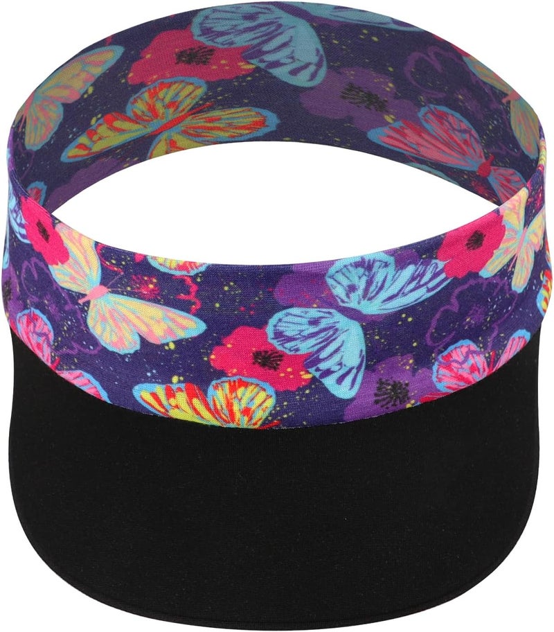 Holiberty Kids Boys Girls Quick Dry Cooling Sun Visor Beach Hat UPF50 Elastic Sports Headbands Summer Tennis Golf Cap Sun Hat Age 3-12 - Image 4