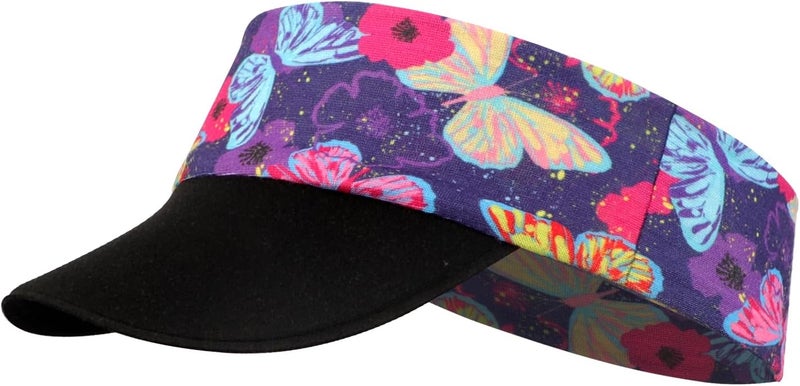 Holiberty Kids Boys Girls Quick Dry Cooling Sun Visor Beach Hat UPF50 Elastic Sports Headbands Summer Tennis Golf Cap Sun Hat Age 3-12 - Image 1