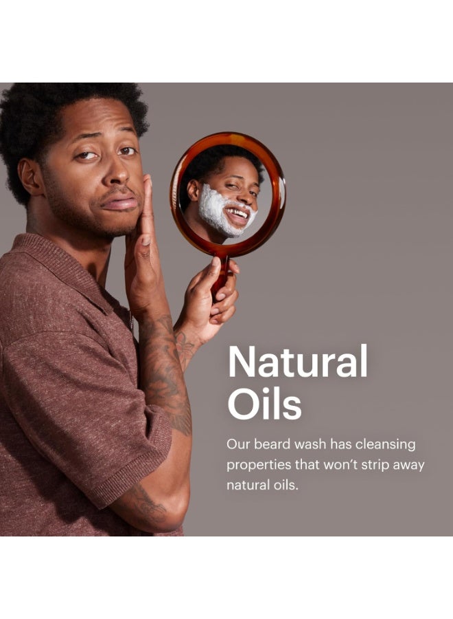 manscaped شامبو اللحية الفاخر من مانسكيبيد®، منظف مرطب مع زيت الأوكاليبتوس، إكليل الجبل، وزيت اللافندر الأساسي، غسول مرطب لللحية للشعر والبشرة (4 أونصات)، عبوة من 2 - Image 4