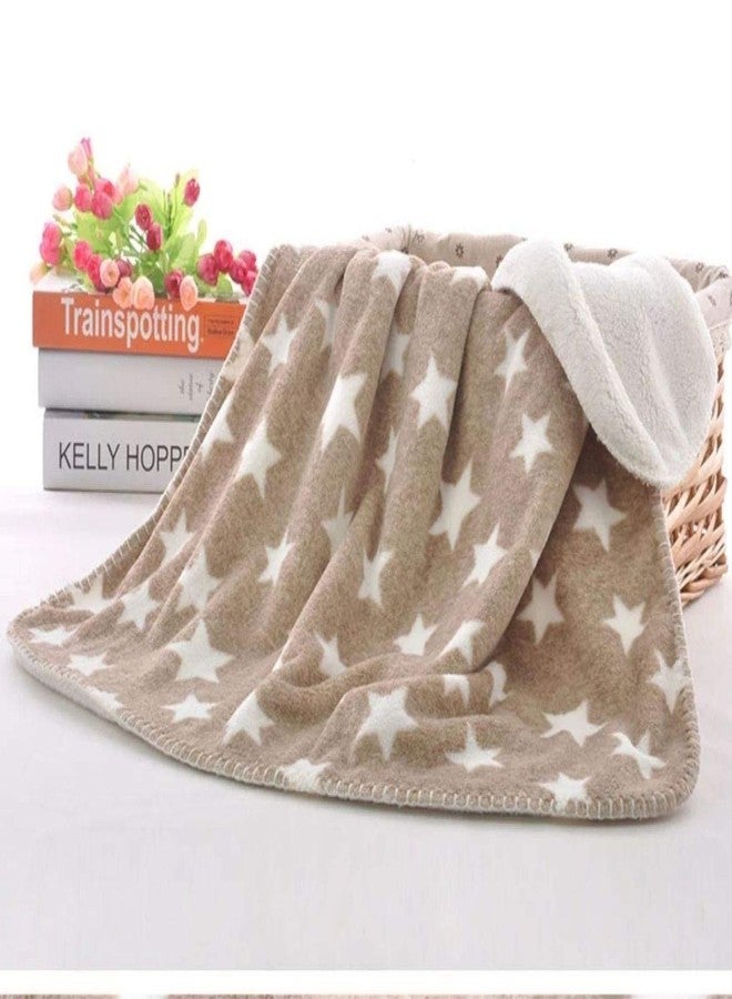 First Kick New Born Super Soft Baby Blanket Wrapper Durable Fleece Polyester Sheet Cum Baby Blanket for Baby Boys, Baby Girls, Babies (100cm x 75cm, 0-6 Months) Beige - Image 5