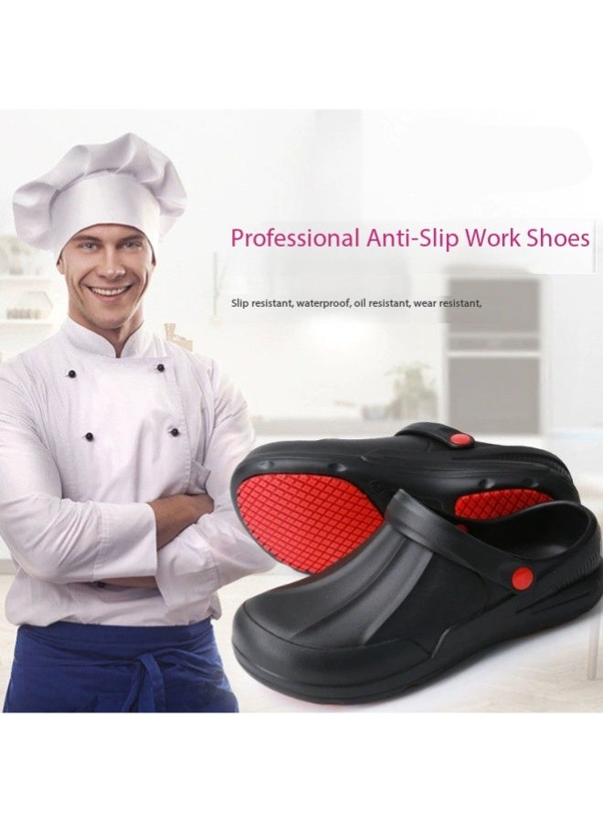 أحذية جراحية للجنسين، مناسبة للأطباء والممرضين والطهاة. مصنوعة من مادة EVA، هذه الأحذية مقاومة للانزلاق ومقاومة للماء، ومناسبة لغرف العمليات والمختبرات ومطابخ الفنادق. - Image 4