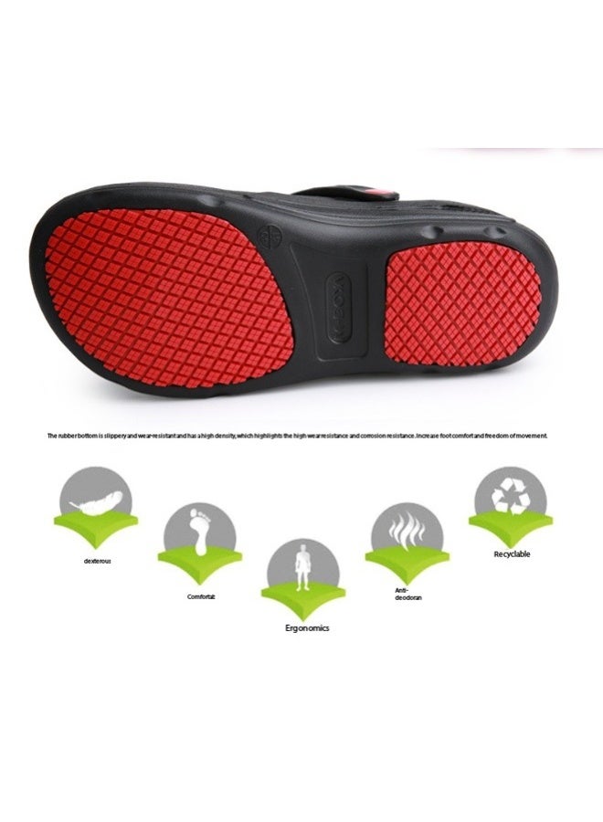 أحذية جراحية للجنسين، مناسبة للأطباء والممرضين والطهاة. مصنوعة من مادة EVA، هذه الأحذية مقاومة للانزلاق ومقاومة للماء، ومناسبة لغرف العمليات والمختبرات ومطابخ الفنادق. - Image 5