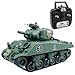 fisca Remote Control Tank 24Ghz 15 Channel 120 Sherman M4A3 Main Battle RC Tank That Shoot BBS Airsoft for Kids Age 10 11 1216 Year Old - Image 2