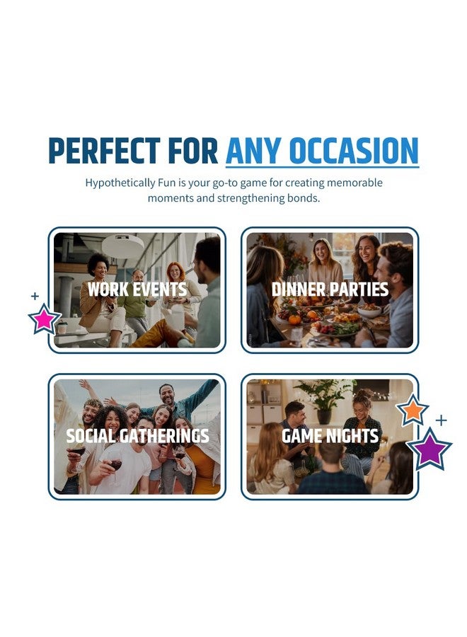 Breaking Games Hypothetically Fun - an Icebreaker Card Game, 350 Thought-Provoking Questions for Deeper Connections & Endless Laughs - Perfect for Game Night & Gatherings, Ages 14+ - Image 5