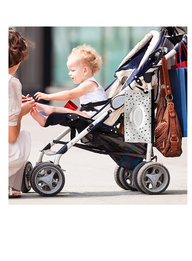 Barakah حامل مناديل الأطفال، حافظة مناديل قابلة لإعادة التعبئة، حاوية مناديل الأطفال، موزع مناديل، حقيبة مناديل مبللة قابلة للاستخدام المتكرر للسفر - Image 4