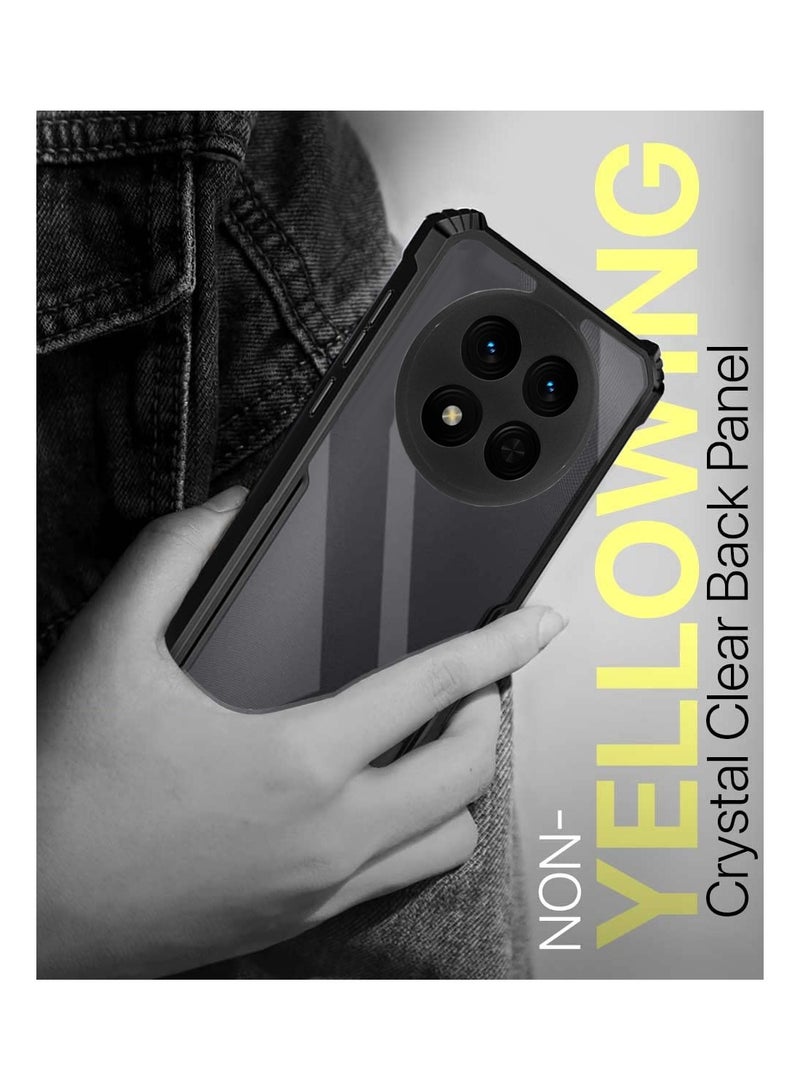 Wtech Honor X9c / X60 Pro 5G 2024 Hybrid TPU Silicone With Raised Armour Bumpers Slim Case Cover - Black - Image 5