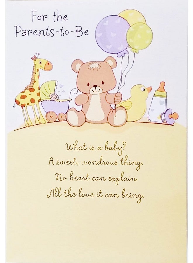 Greeting Card For The Parents-To-Be - Wishing You Every Happiness At This Exciting Time In Your Life - Congratulations On New Baby Pregnancy (Mom-To-Be Dad-To-Be) - Image 1