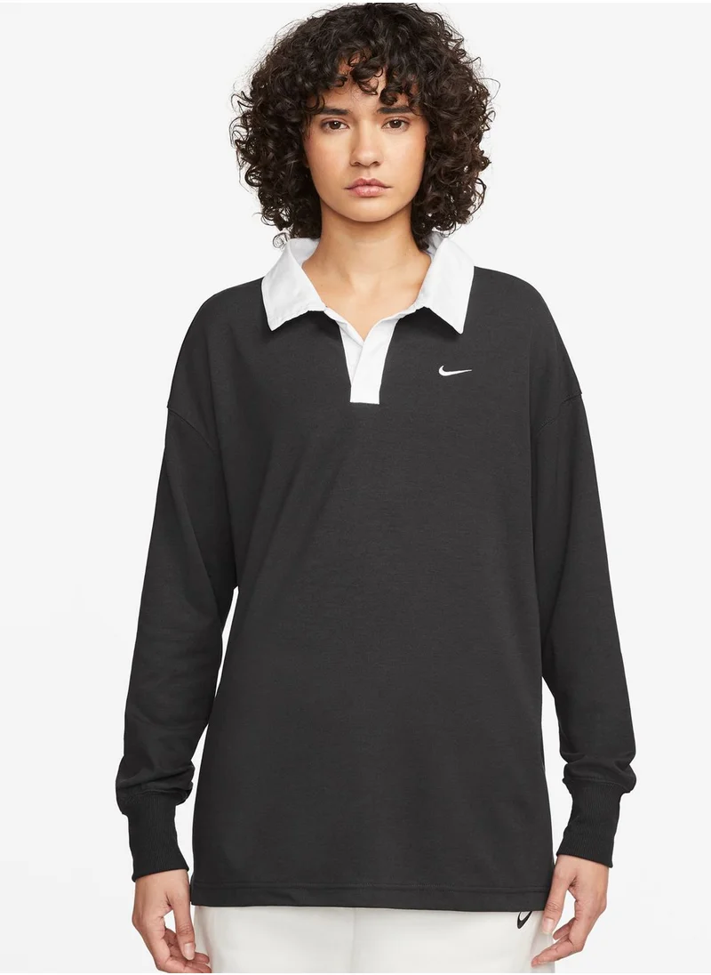 Nike Nsw Essential Oversized Polo T-Shirt