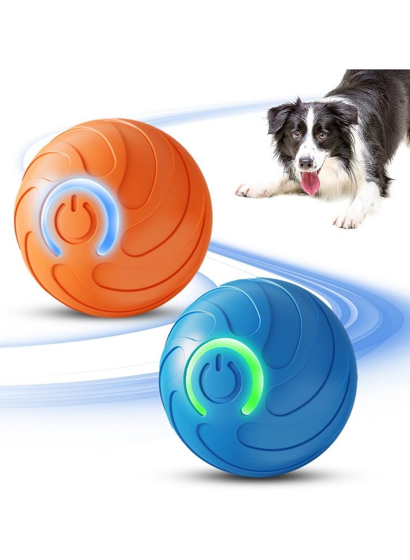 Kimaya Interactive Dog Toy Ball, Magic Ball Dog Toy, Interactive, Intelligence Toy for Dogs, Automatic Rolling Dog Ball for Small, Medium, Large Dogs (Orange) - Image 1