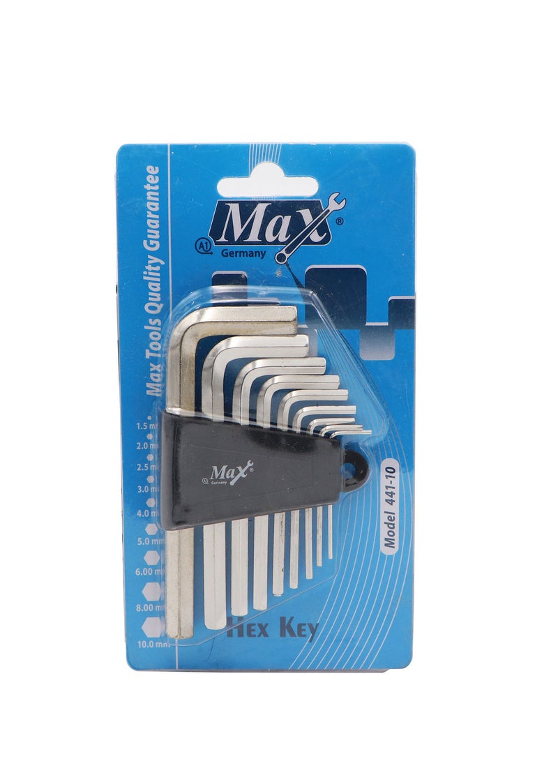 Max Germany 441/10 Allen Key Set 9 Pieces - Image 2
