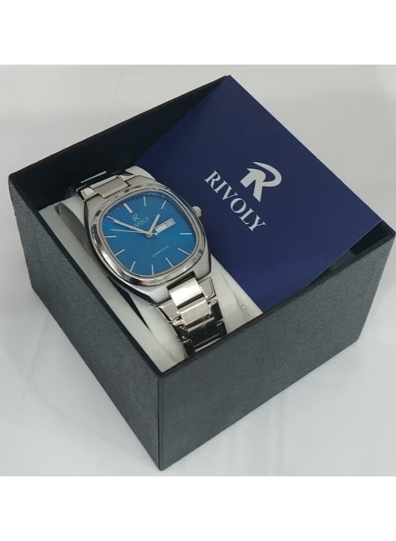 ريفولي ساعة ريفولي الرجالية، أناقة وجودة عالية، إصدار جديد، ستانلس ستيل