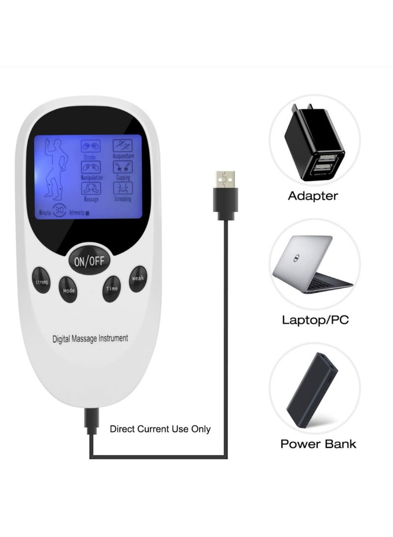 Stimulation Device with 8 Electrode Pads Muscle Stimulator for Muscle Building, Pain Relief, Muscle Training - Image 3