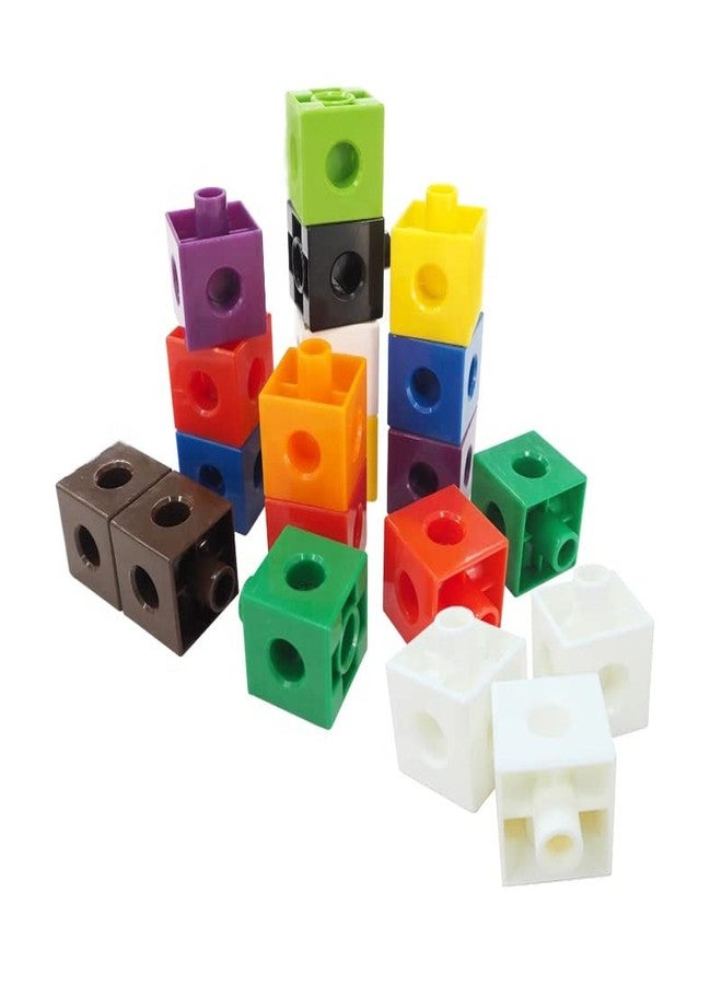 PULSBERY Plastic Smart Cubes Building Blocks - 100Pcs, Multicolor Bulk Creative Educational Stacking Counting Interlocking Smart Building Puzzle Block for Indoor, Outdoor for Kids (Cubes Block) - Image 4