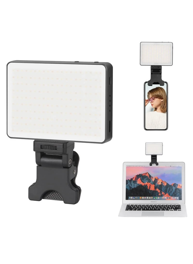 كينج ما Kingma Portable Clip-On Selfie Light for Phone & Laptop, Rechargeable LED Video Conference Light with 3 Light Modes & Adjustable Brightness for Zoom, Streaming & Makeup - Image 1