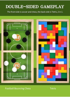NIBEMINENT Fast Sling Puck Game Tetris Wooden Toy, Suitable for Adult and Child Family Entertainment  - Image 5