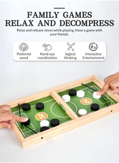 NIBEMINENT Fast Sling Puck Game Tetris Wooden Toy, Suitable for Adult and Child Family Entertainment  - Image 3