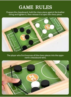 NIBEMINENT Fast Sling Puck Game Tetris Wooden Toy, Suitable for Adult and Child Family Entertainment  - Image 4