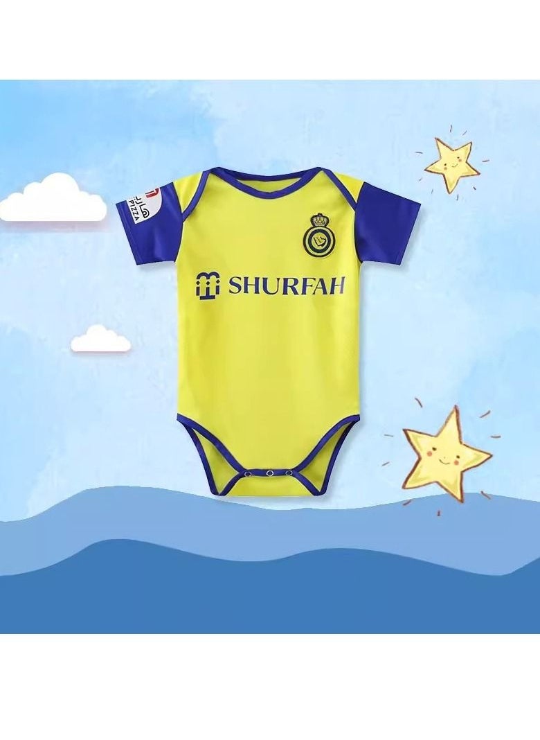 M MIAOYAN M MIAOYAN baby football uniform men and women infant jersey Argentina Messi C Rombappe jumpsuit jersey  - Image 2