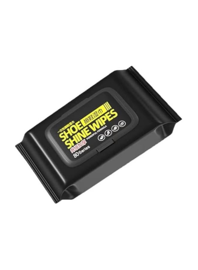 80 Shoe Cleaning Wipes 1 Pack - Image 1