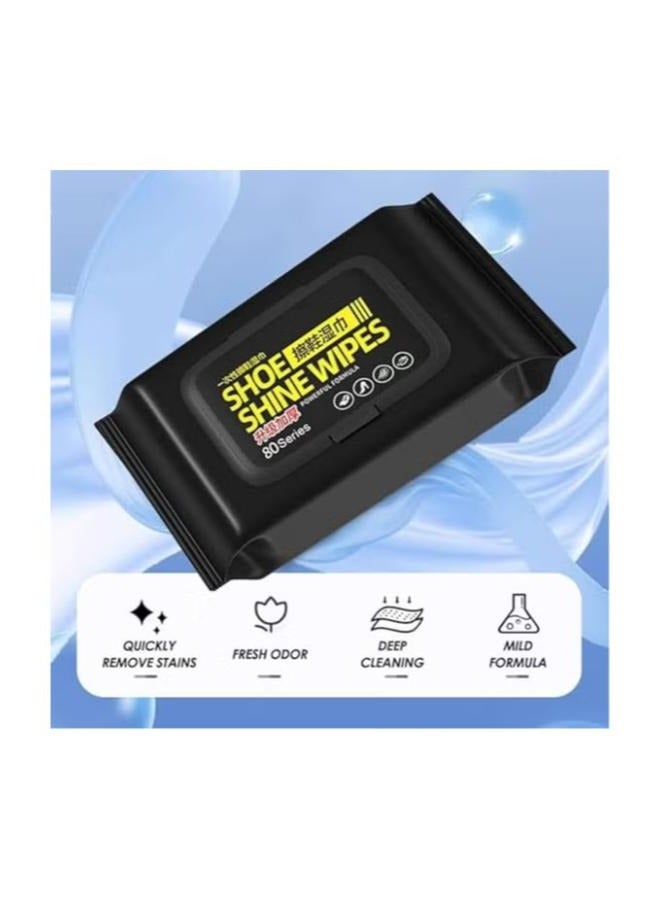80 Shoe Cleaning Wipes 1 Pack - Image 2