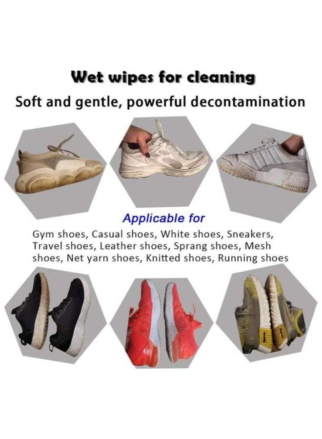 80 Shoe Cleaning Wipes 1 Pack - Image 3