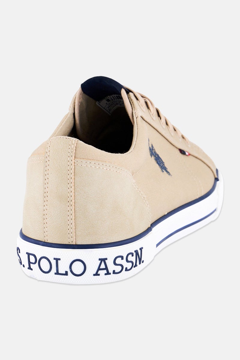 U.S. Polo Assn. Men Teo Tex 4Fx Lace Up Outdoor Shoes, Sand - Image 4