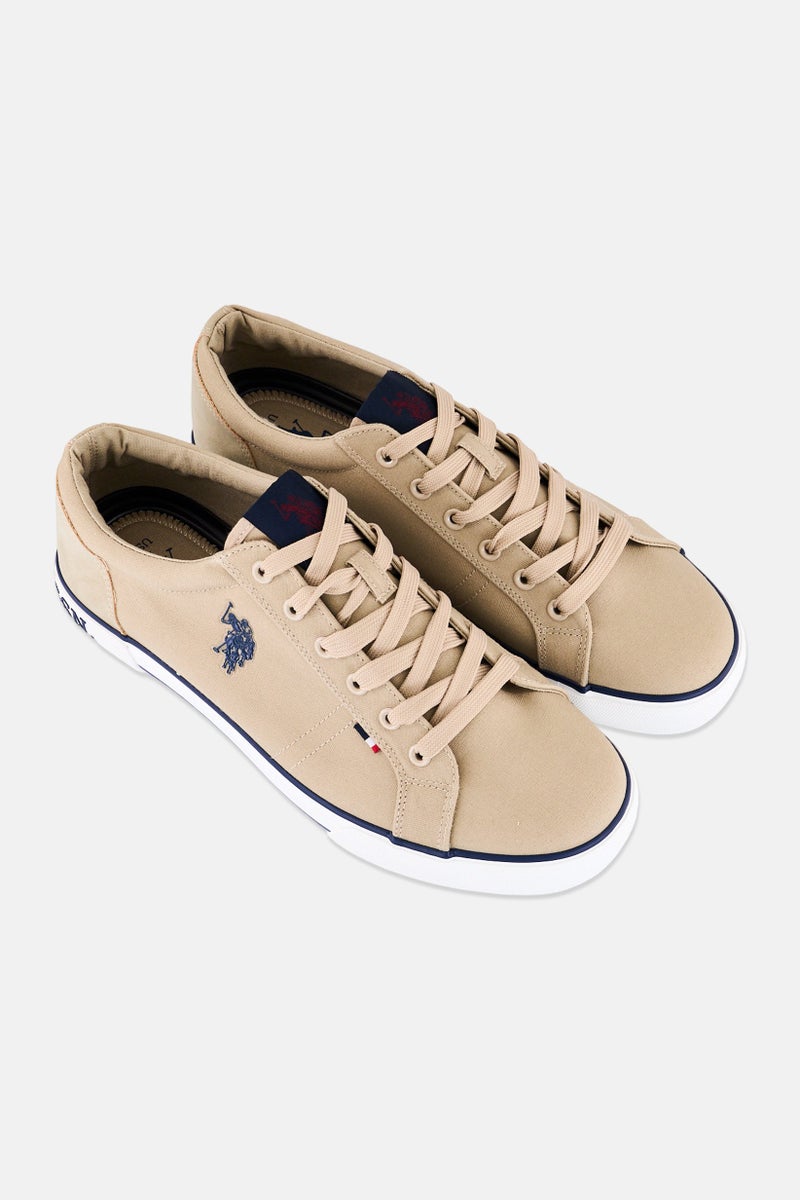 U.S. Polo Assn. Men Teo Tex 4Fx Lace Up Outdoor Shoes, Sand - Image 3