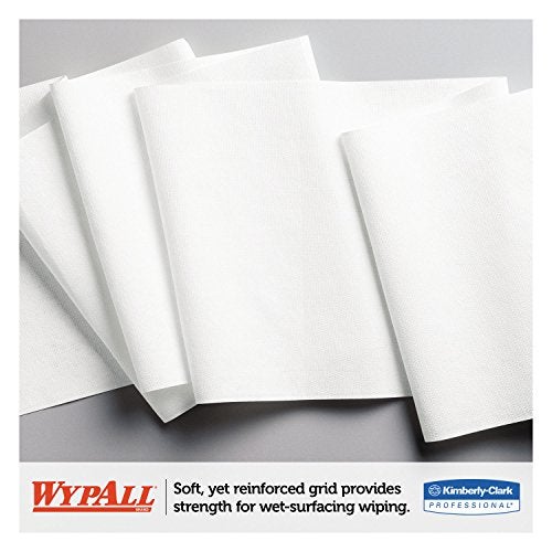 WypAll GeneralClean L30 Cloths Heavy Duty Cleaning Wipes (05820), Center-Pull, Strong and Soft Bulk Paper Wipers, White (300 Sheets/Roll, 2 Rolls, 600 Sheet Total) - Image 5