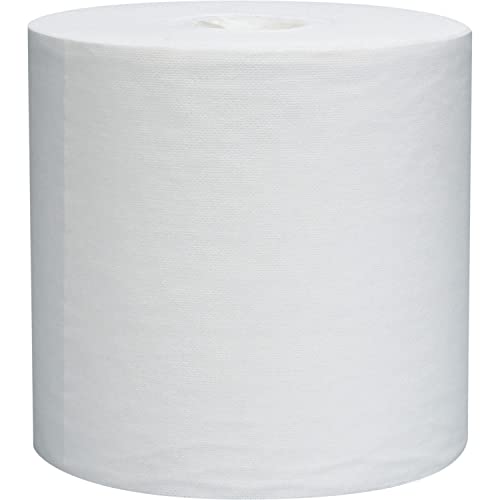 WypAll GeneralClean L30 Cloths Heavy Duty Cleaning Wipes (05820), Center-Pull, Strong and Soft Bulk Paper Wipers, White (300 Sheets/Roll, 2 Rolls, 600 Sheet Total) - Image 1