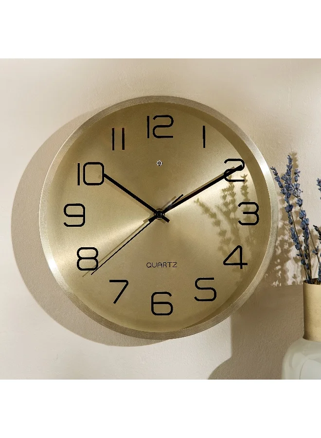 Home Box Saratoga Willa Wall Clock with Light - 30x4.3 cm