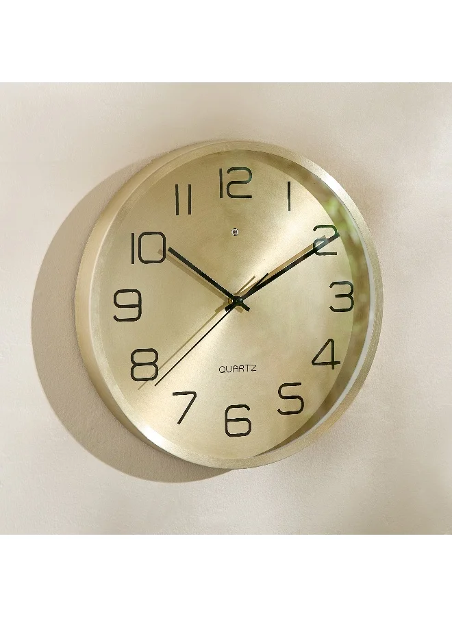 Home Box Saratoga Willa Wall Clock with Light - 30x4.3 cm
