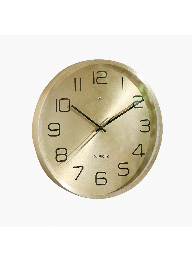 Home Box Saratoga Willa Wall Clock with Light - 30x4.3 cm