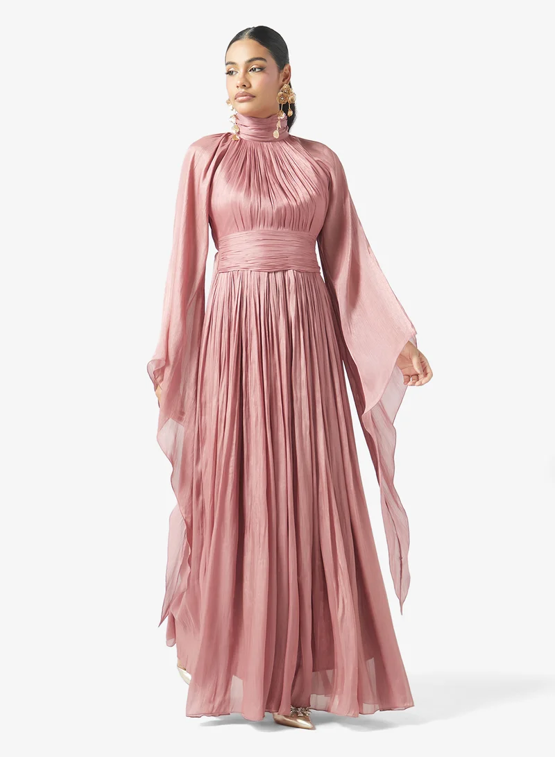 جولدن ابل High Neck Maxi Dress