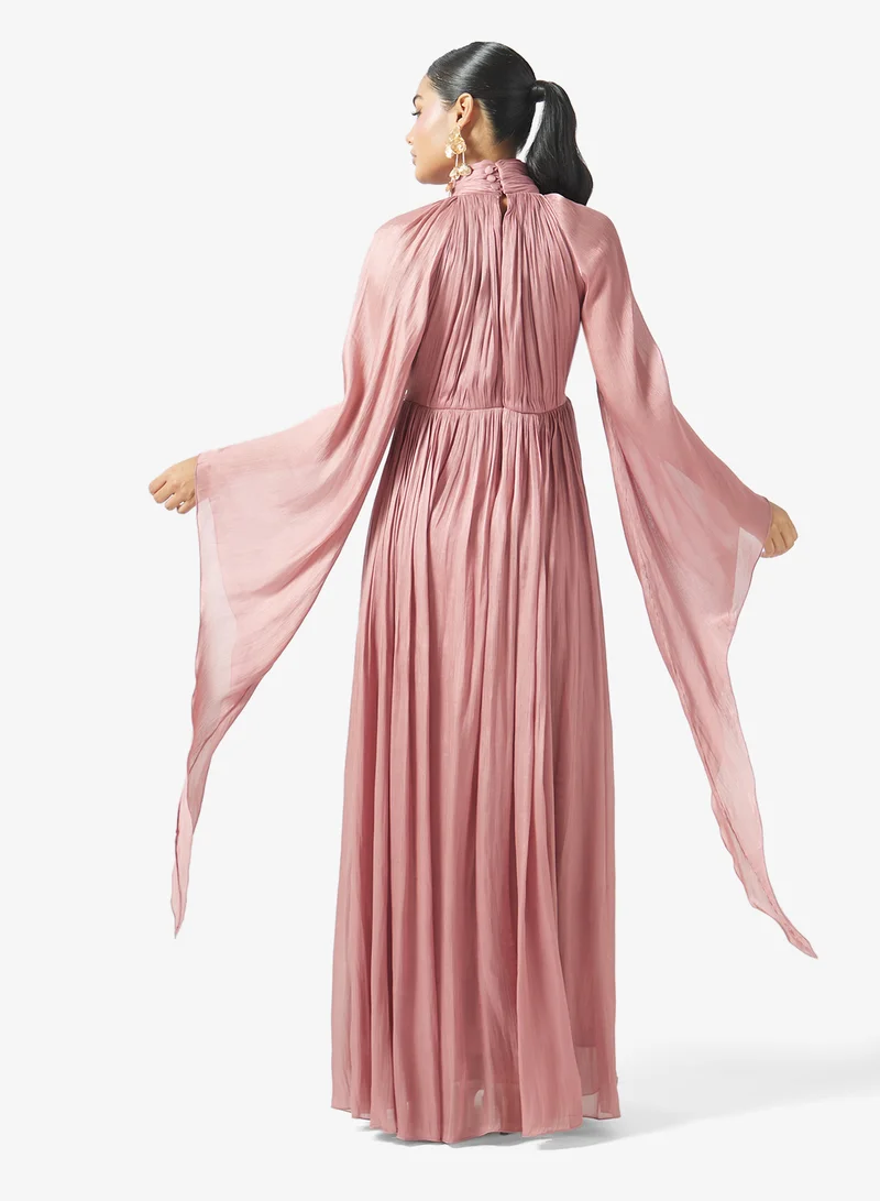 جولدن ابل High Neck Maxi Dress