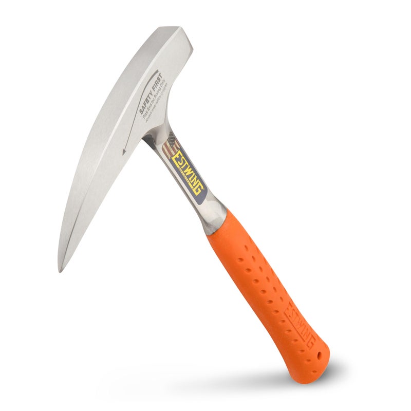 ESTWING Rock Pick - 22 Oz Geology Hammer with Pointed Tip & Shock Reduction Grip - EO-22P - Image 1
