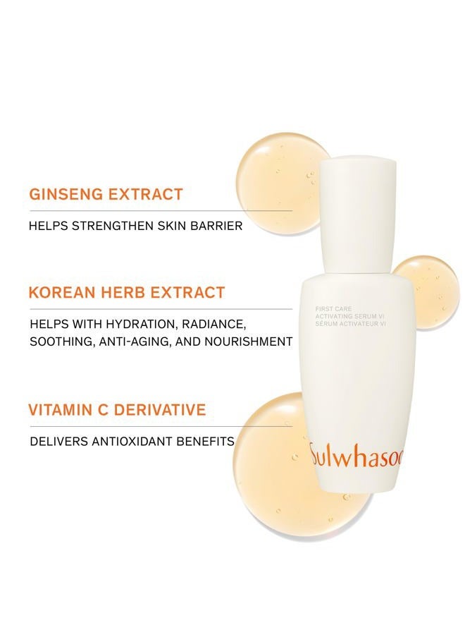 Sulwhasoo First Care Activating Serum: Nourishing, Hydrating, Radiance Boosting Pre-Toner , 2.02 Fl Oz / 60mL - Image 4