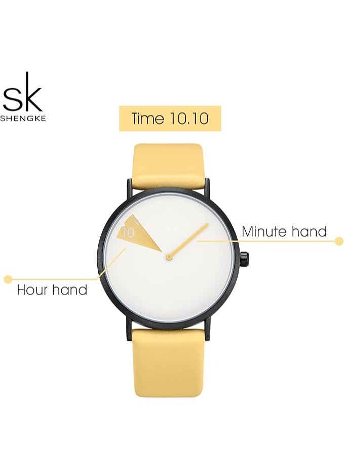SHENGKE Creative Watch Ultra-Thin Strap Casual Fashion Quartz Minimalist Watch - Image 2