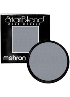 mehron Mehron Makeup StarBlend Cake Makeup | Wet/Dry Pressed Powder | Powder Foundation | Light Grey Face Paint & Body Paint 2 oz (56g) 