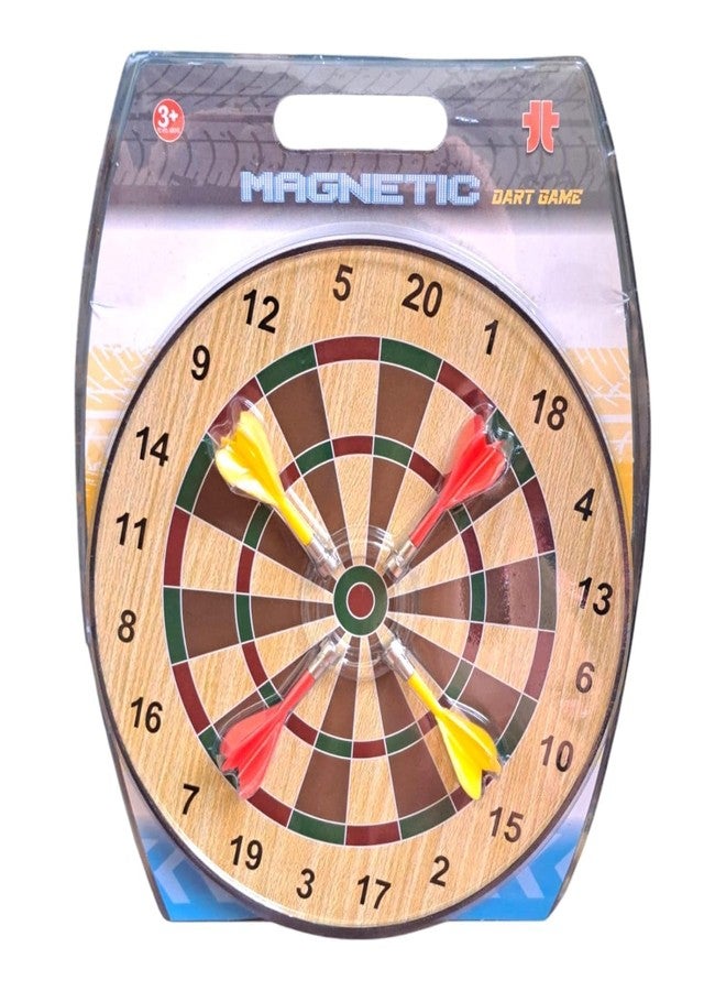 CARRYZE Dart Board with Darts | Indoor & Outdoor Target Game Set with 6 Darts | Fun Family Skill Game for Kids & Adults (Multicolor) - Image 1