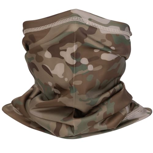 XY3545HS Camo Neck Gaiter Face Mask Ski Scarf for Men&Women UV Protection Windproof for Fishing Hunting Cycling - Image 1
