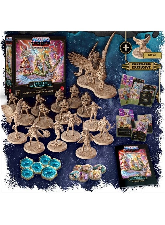 CMON Masters of The Universe: The Board Game - She-Ra and The Great Rebellion w/Kowl Figure(KICKSTARTER EXCLUSIVE) - Image 2