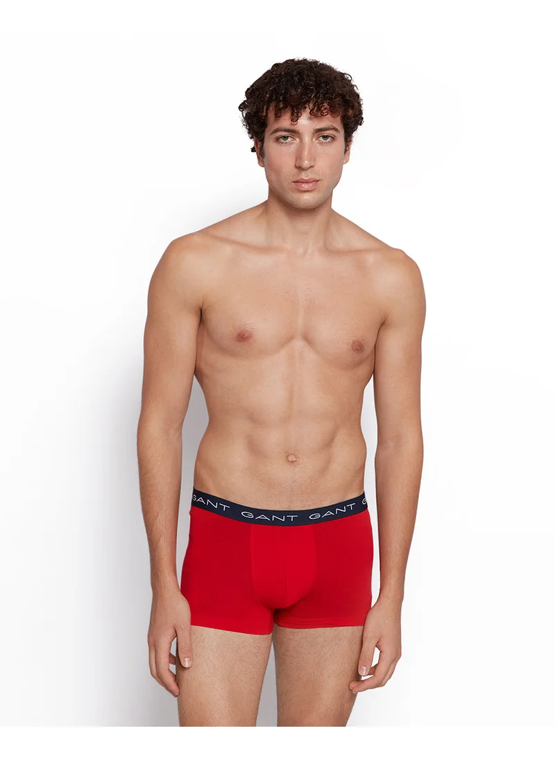 غانت Gant Logo Waistband Stretch Cotton Trunk 3-Pack For Men